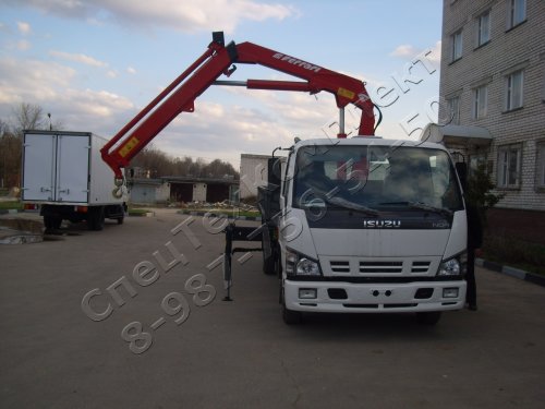 Бортовой ISUZU NPR 75 LK/LL/LM c КМУ